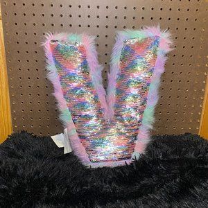 Justice "V" Flip Sequin Pillow